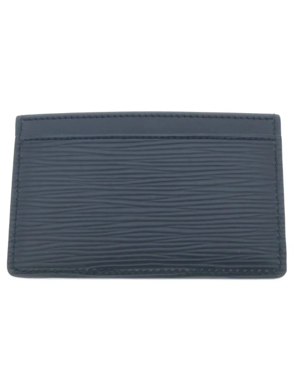 Louis Vuitton Porte Cartes Simple Card Case Wallet Black